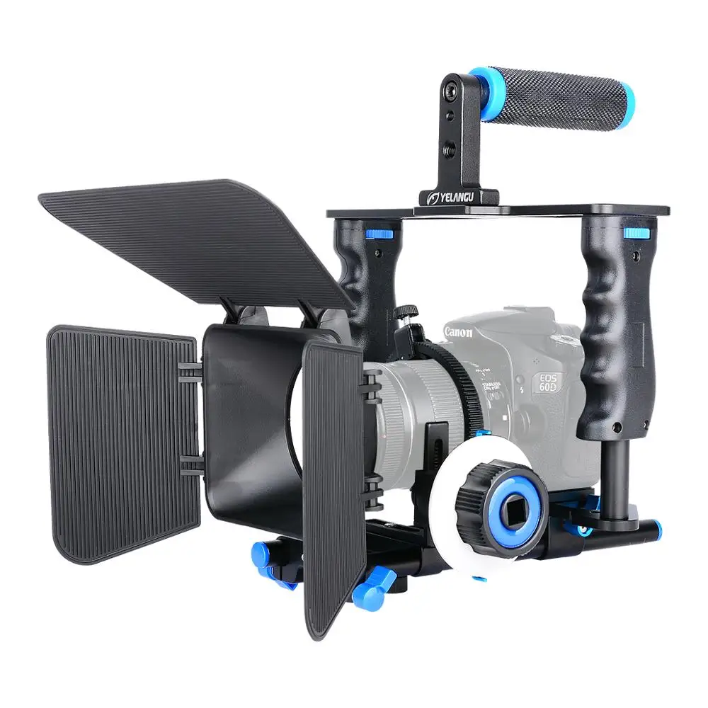 Camera Shoulder Rig Kit - 파워윈 DSLR 카메라 스태빌라이저 케이지 비디오