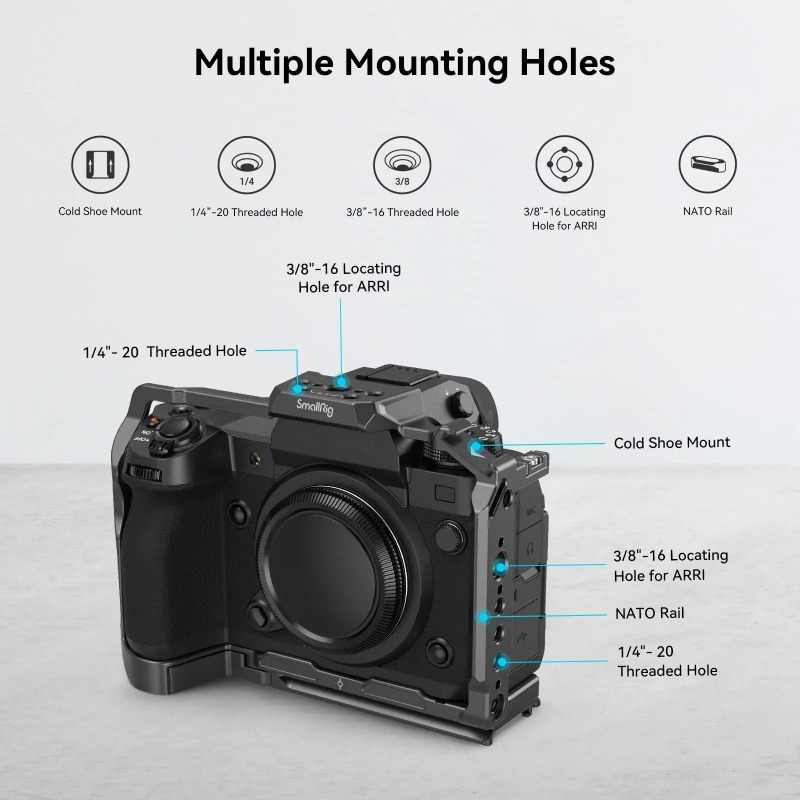 Camera Cage Rig Dslr - 스몰리그 3934 카메라 케이지 (후지필름 X-H2