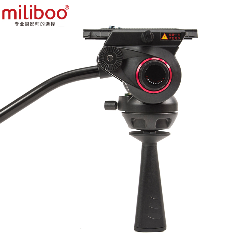 Video Tripod Fluid Head 75Mm - Miliboo MYT803 베이스 플랫 유체 비디오