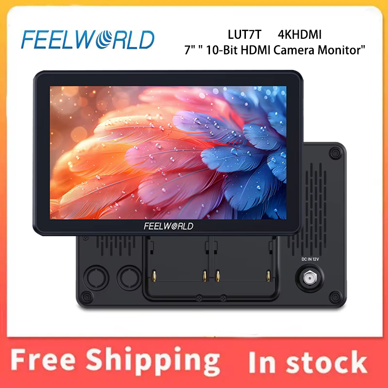 Camera Monitor 7 Inch Hdmi 4K - FEELWORLD LUT7T 7인치 온카메라 필드 모니터,