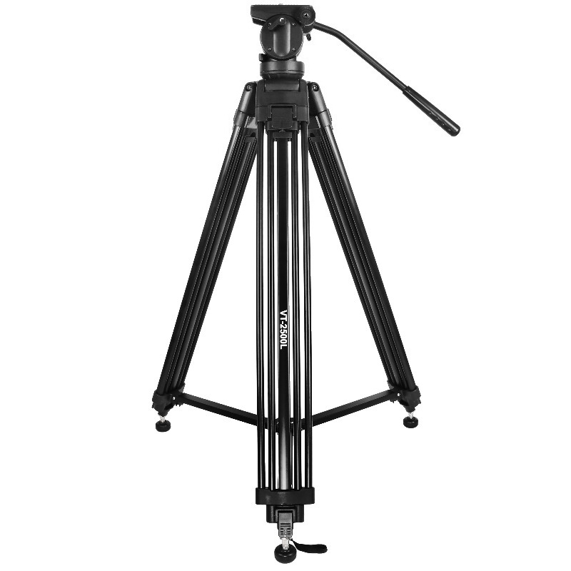 Video Tripod Fluid Head 75Mm - VT-2500L 75mm 볼 직경 전문가용 고성능