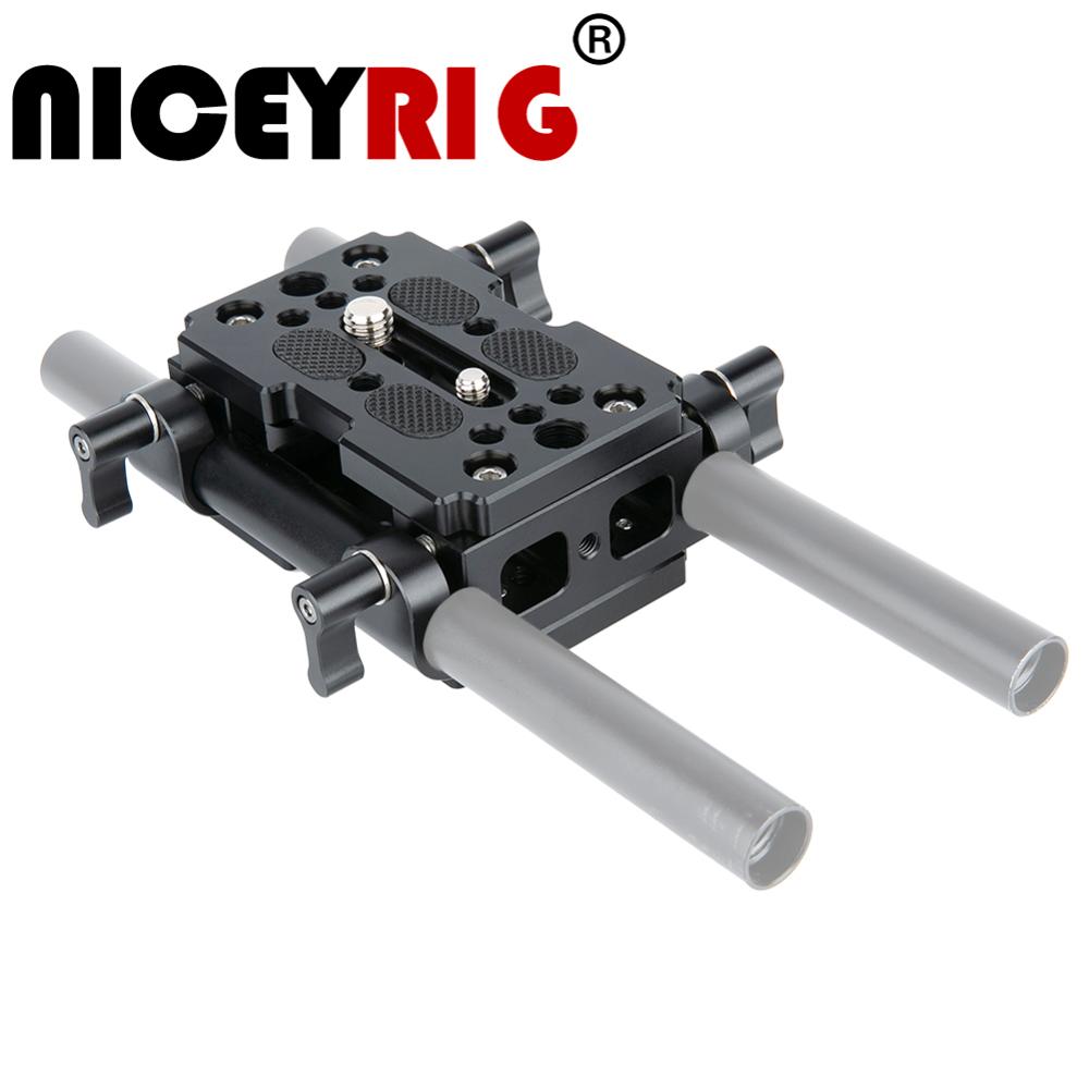 Camera Shoulder Rig Kit - NICEYRIG DSLR 카메라 베이스 플레이트, 알루미늄