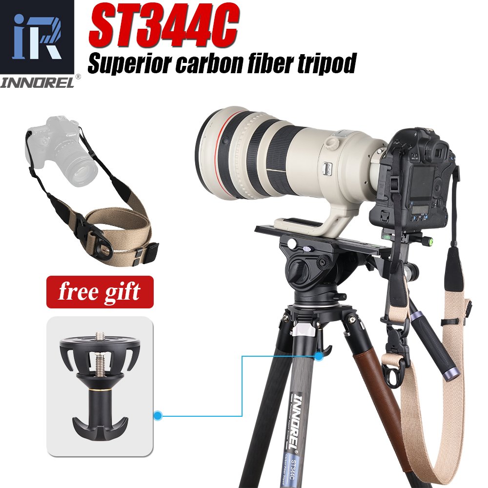 Video Tripod Fluid Head 75Mm - 전문 탄소 섬유 삼각대 모노포드, 디지털