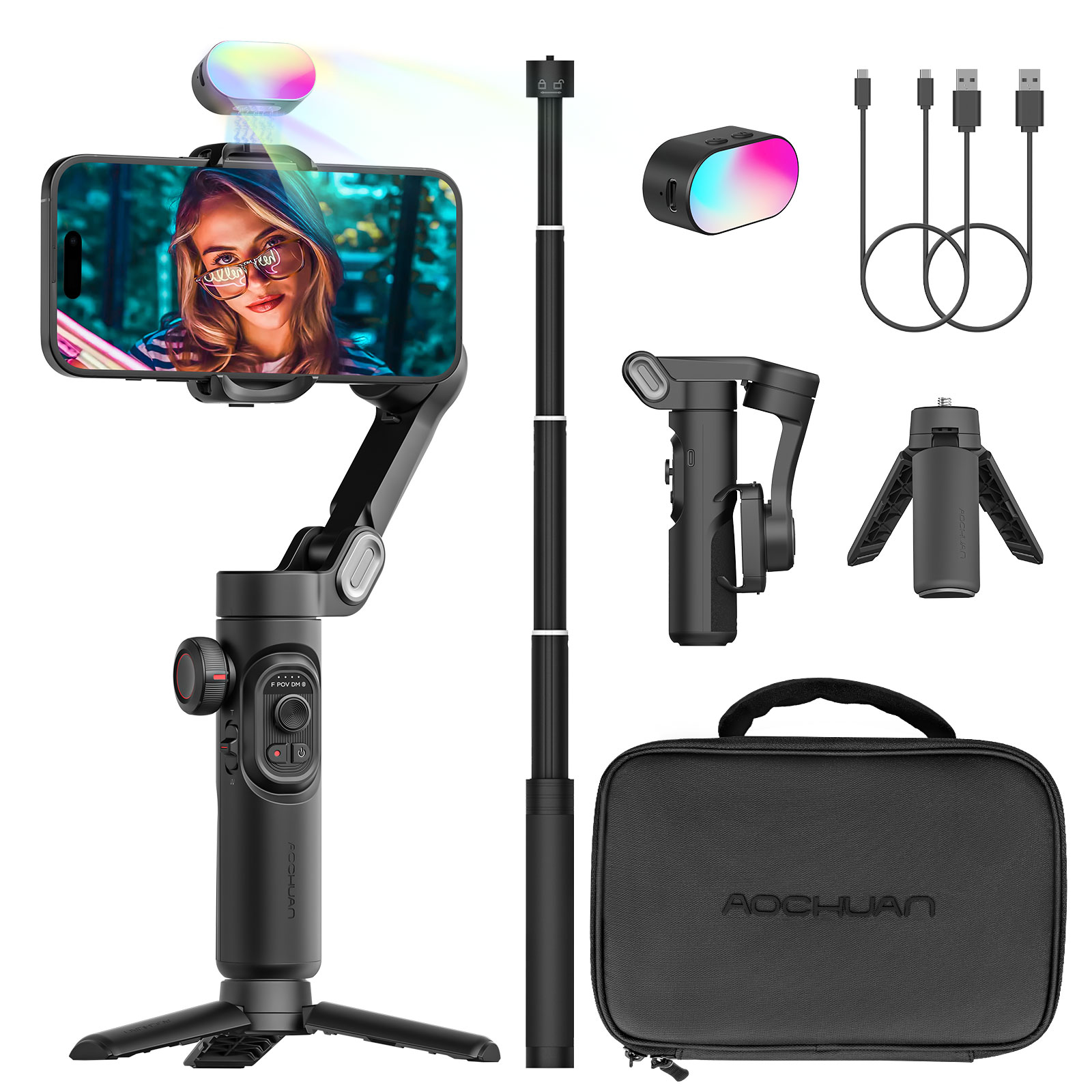 Gimbal Stabilizer For Phone 3 Axis - 아오촨 스마트 XE 콤보 폰 짐벌