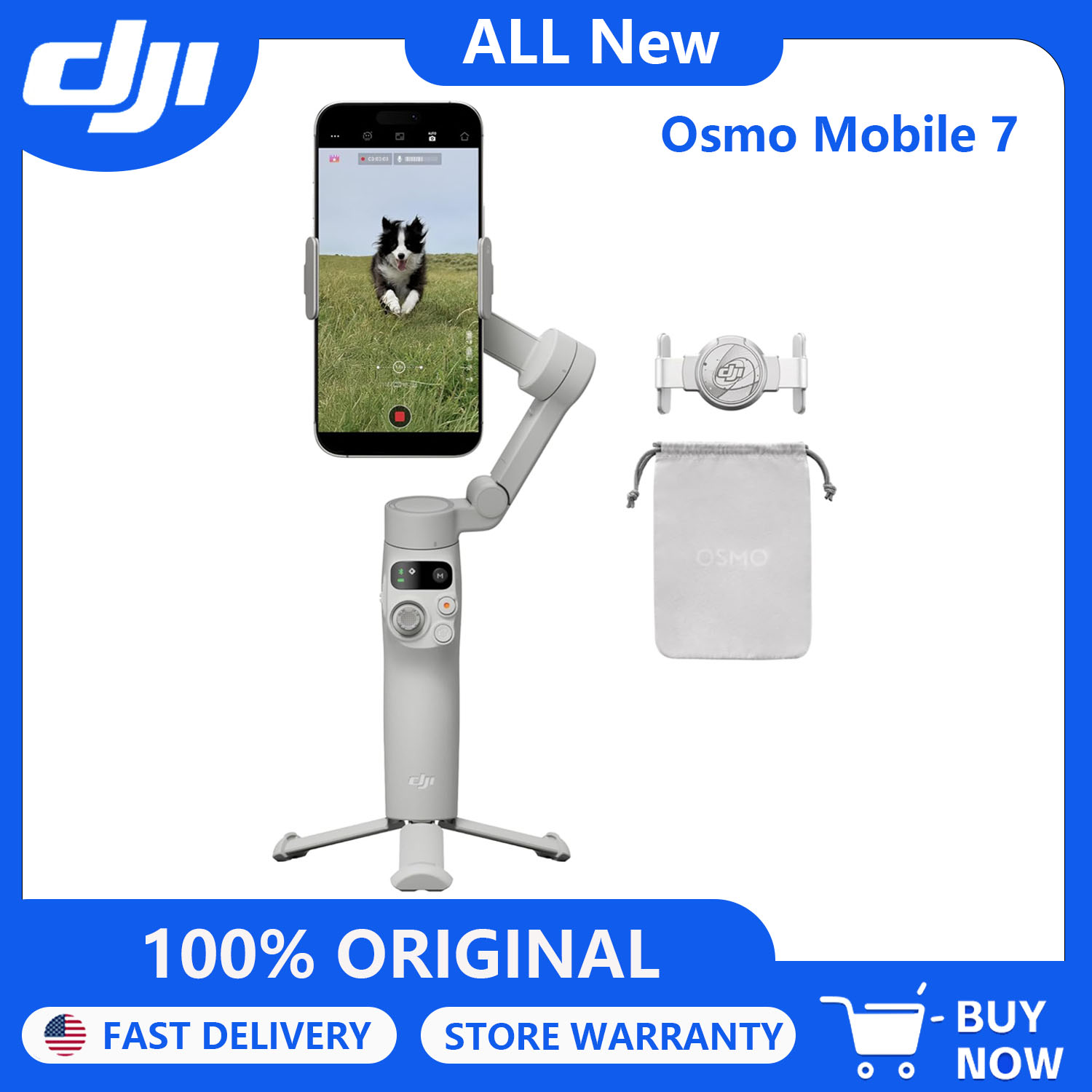 Gimbal Stabilizer For Phone 3 Axis - DJI 오즈모 모바일 7 짐벌 스테빌라이저