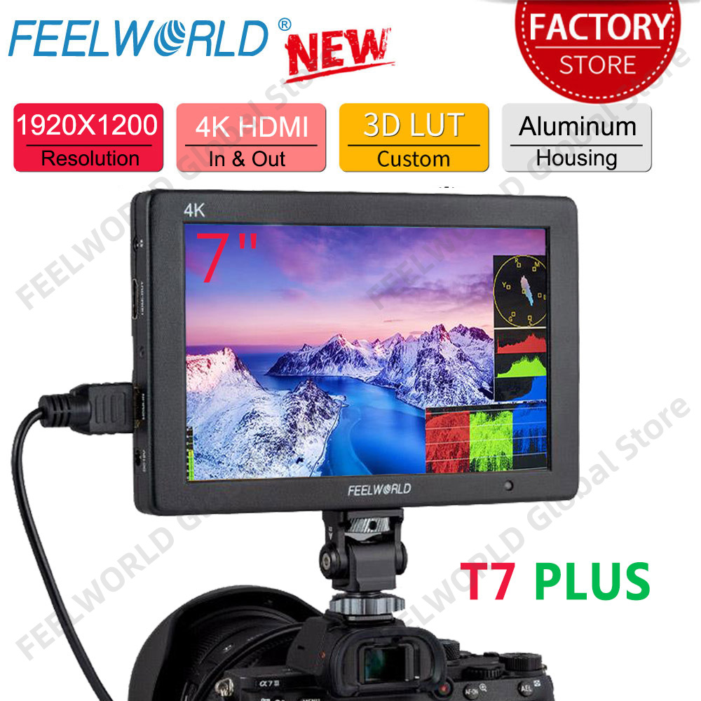 Camera Monitor 7 Inch Hdmi 4K - Feelworld 3D LUT 카메라 필드 DSLR