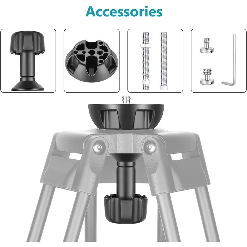 Video Tripod Fluid Head 75Mm - 75mm 볼 어댑터, 금속 하프 볼