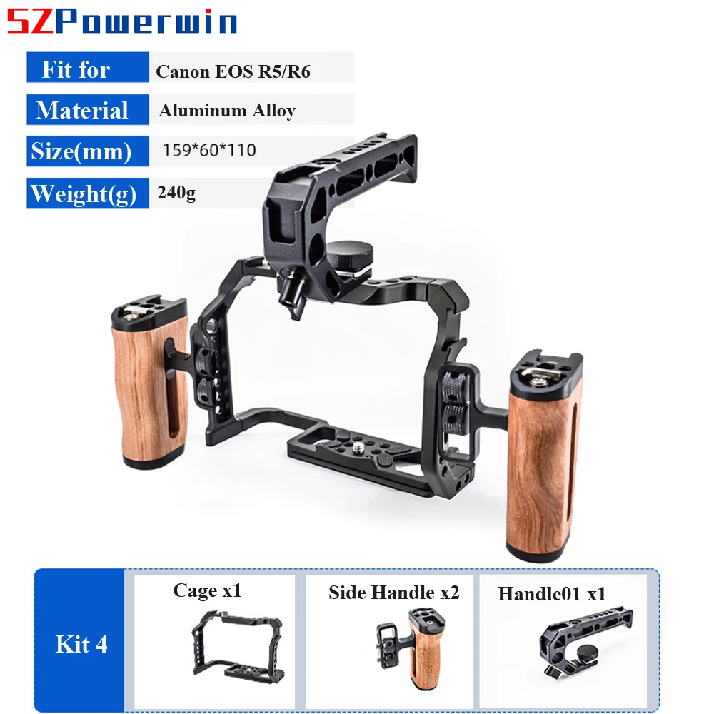 Camera Cage Rig Dslr - 캐논 EOS R5 R6 카메라 케이지용