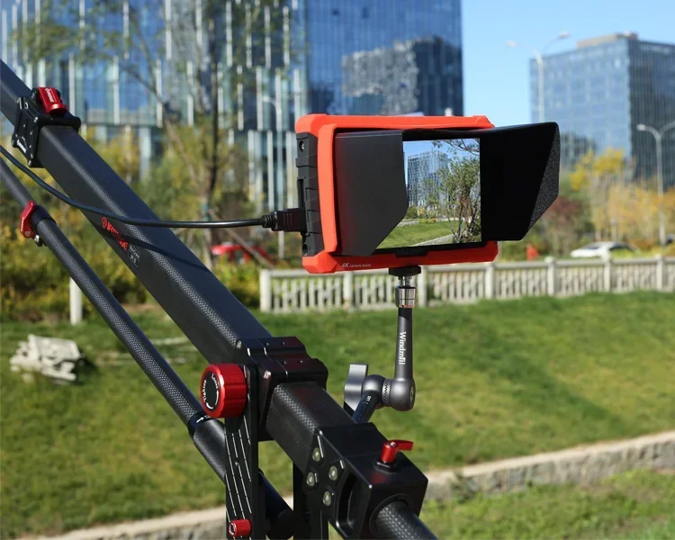 Camera Monitor 7 Inch Hdmi 4K - 2026 릴리풋 A7S 레드 실리콘 고무