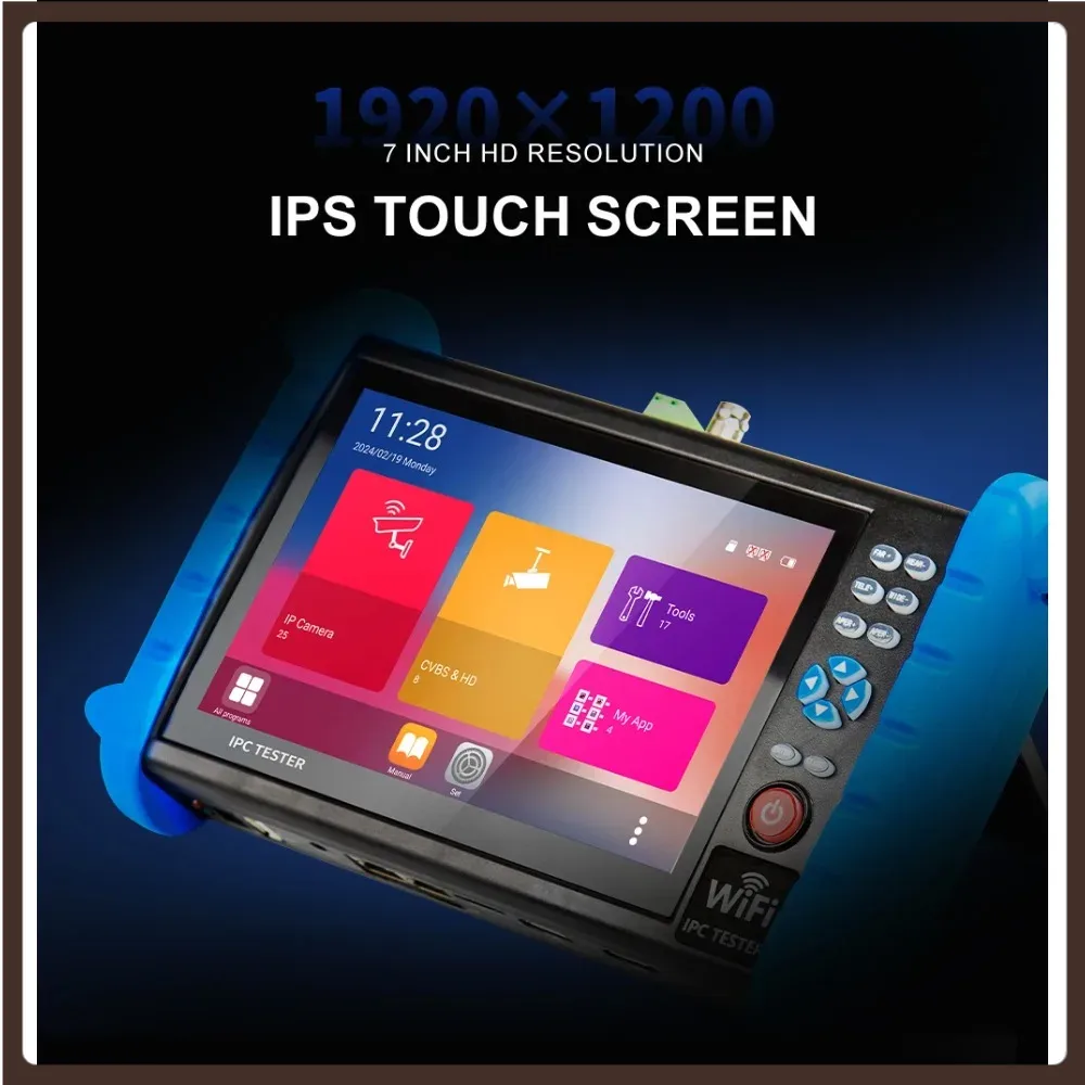 Camera Monitor 7 Inch Hdmi 4K - NOYAFA NF-722 IPC CCTV 테스터, IP