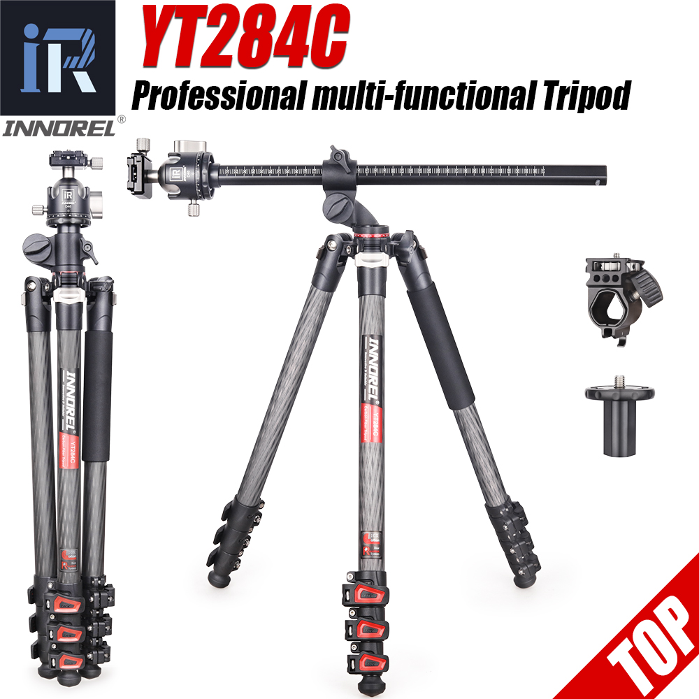 Video Head Tripod Carbon Fiber - INNOREL YT284C DSLR 비디오 캠코더용 회전식