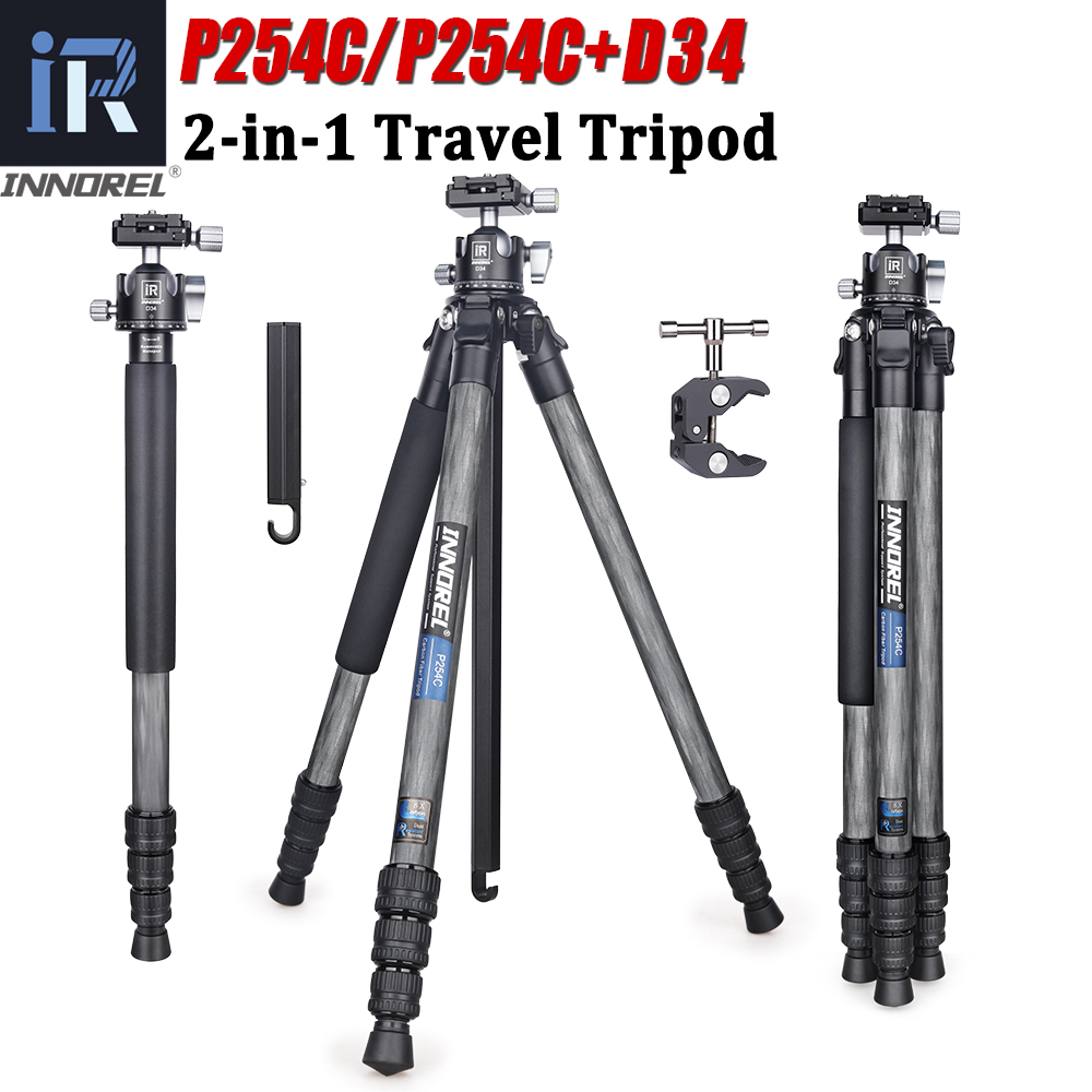 Video Head Tripod Carbon Fiber - INNOREL P254C 탄소 삼각대 특수 모양의