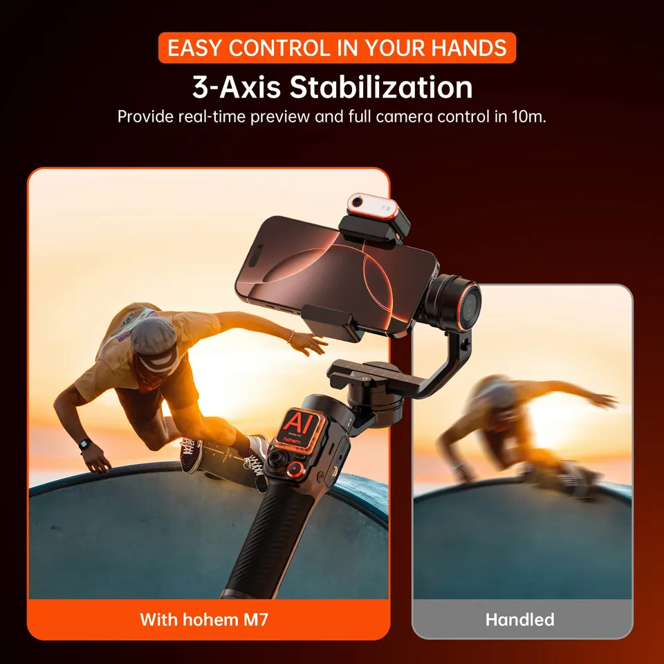 M7 2025 짐벌 신형 3축 모바일 폰 스태빌라이저  - Gimbal Stabilizer For Phone 3 Axis 리뷰 및 가격