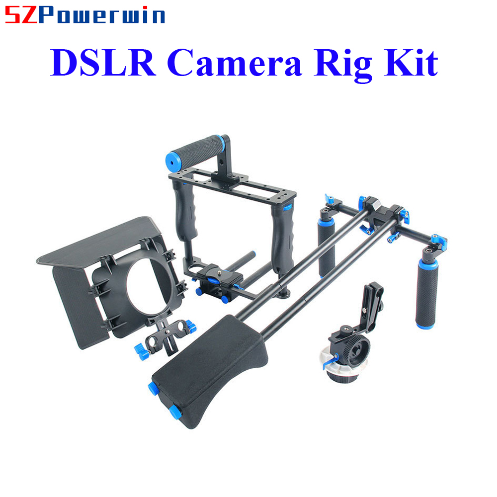 파워윈 DSLR 카메라 스태빌라이저 케이지 비디오 숄더 - Camera Shoulder Rig Kit 리뷰 및 가격