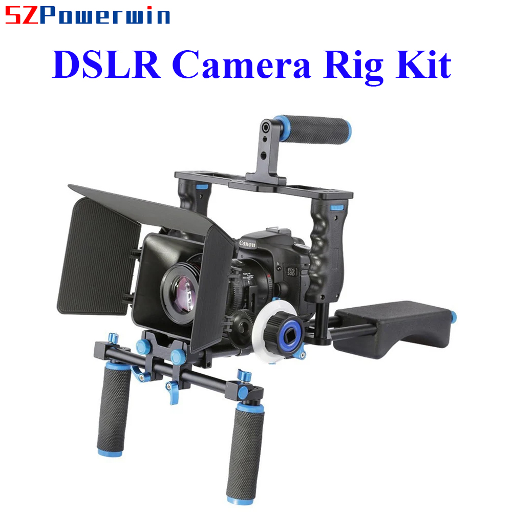 파워윈 DSLR 카메라 스태빌라이저 케이지 비디오 숄더 - Camera Shoulder Rig Kit 리뷰 및 가격