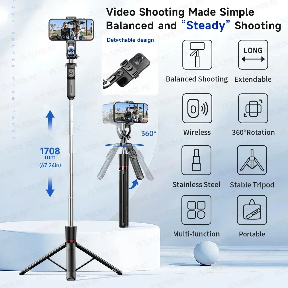 F16 셀카봉 삼각대, 1708mm 길이의 8단 폴,  - Video Head Tripod Carbon Fiber 리뷰 및 가격