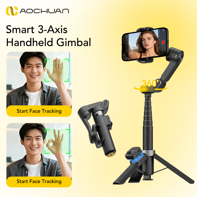아오촨 스마트 X3 360 °   아이폰 및 안드로이드 - Gimbal Stabilizer For Phone 3 Axis 리뷰 및 가격