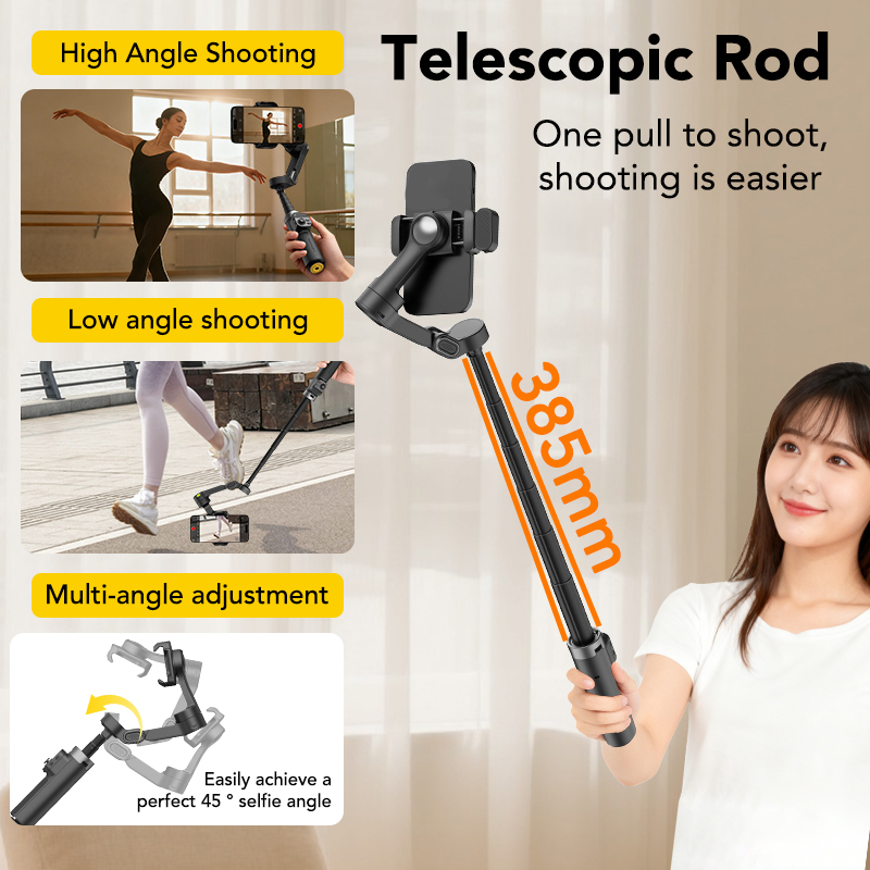 아오촨 스마트 X3 360 °   아이폰 및 안드로이드 - Gimbal Stabilizer For Phone 3 Axis 리뷰 및 가격