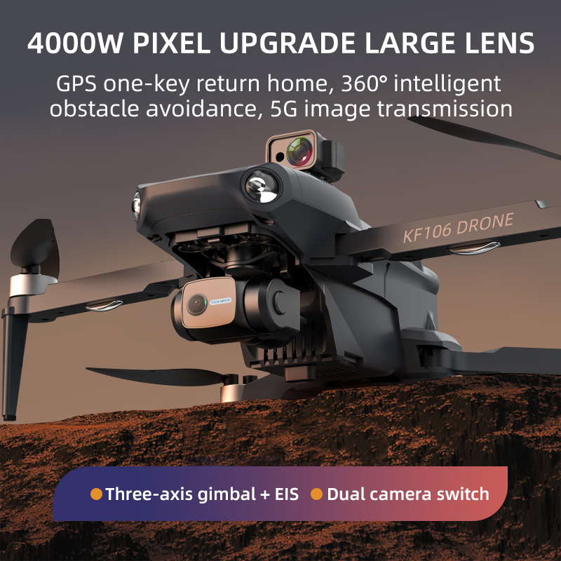 2022 새로운 KF106 Max Drone 8K 전문 - Camera Gimbal Stabilizer 3 Axis Dslr 리뷰 및 가격