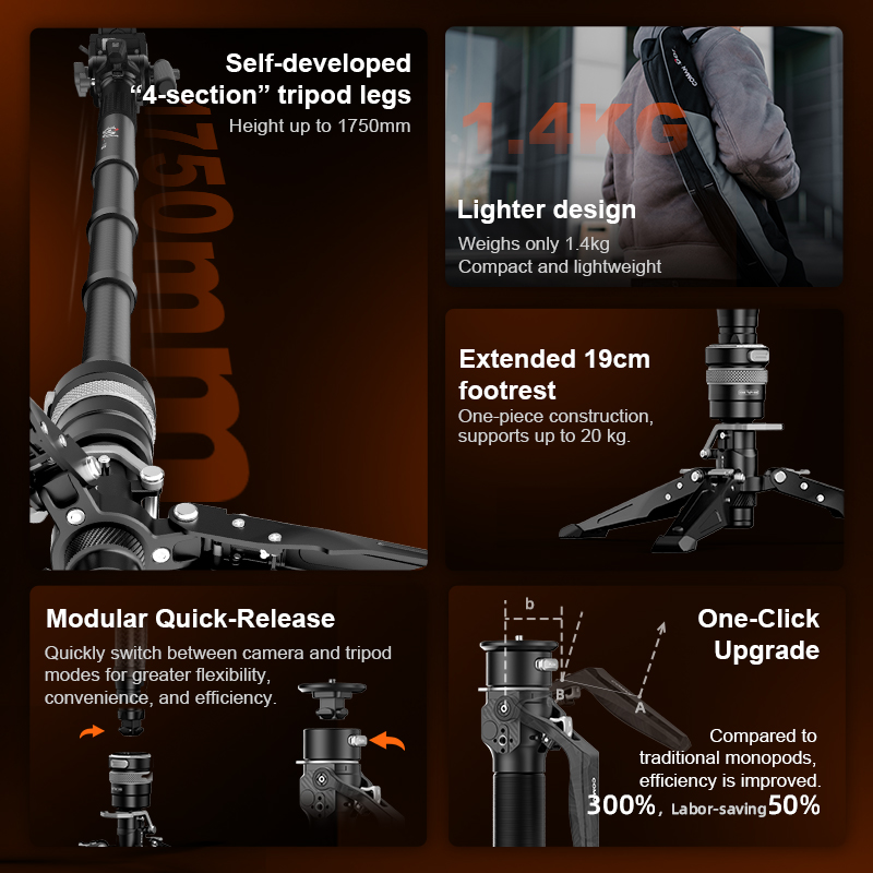 COMAN M1 PRO V5 원클릭 리프팅 카본 파이버 - Video Head Tripod Carbon Fiber 리뷰 및 가격