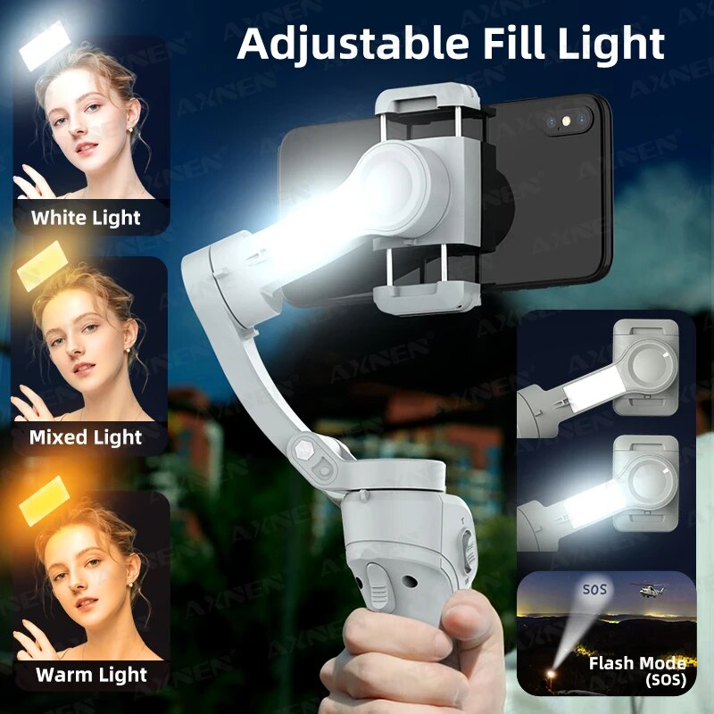 AXNEN HQ6 휴대폰용 3축 짐벌 핸드헬드 안정기, - Gimbal Stabilizer For Phone 3 Axis 리뷰 및 가격