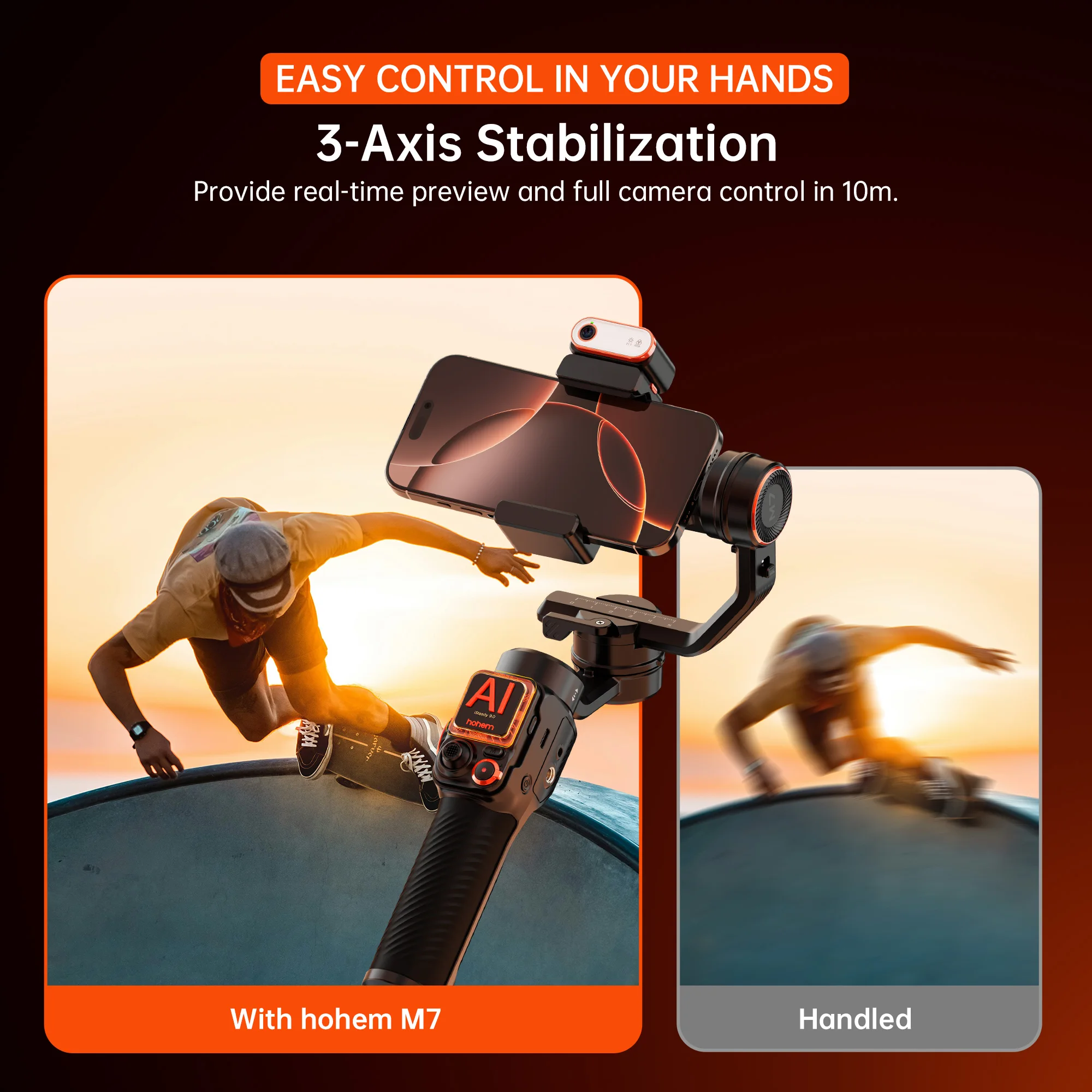 Hohem Gimbal iSteady M7 2025 A - Gimbal Stabilizer For Phone 3 Axis 리뷰 및 가격