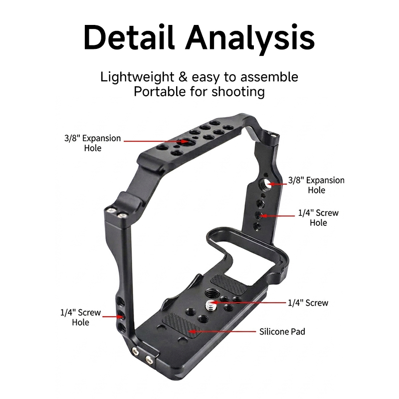캐논 EOS R10용 카메라 케이지, 마그네틱 렌치,  - Camera Cage Rig Dslr 리뷰 및 가격