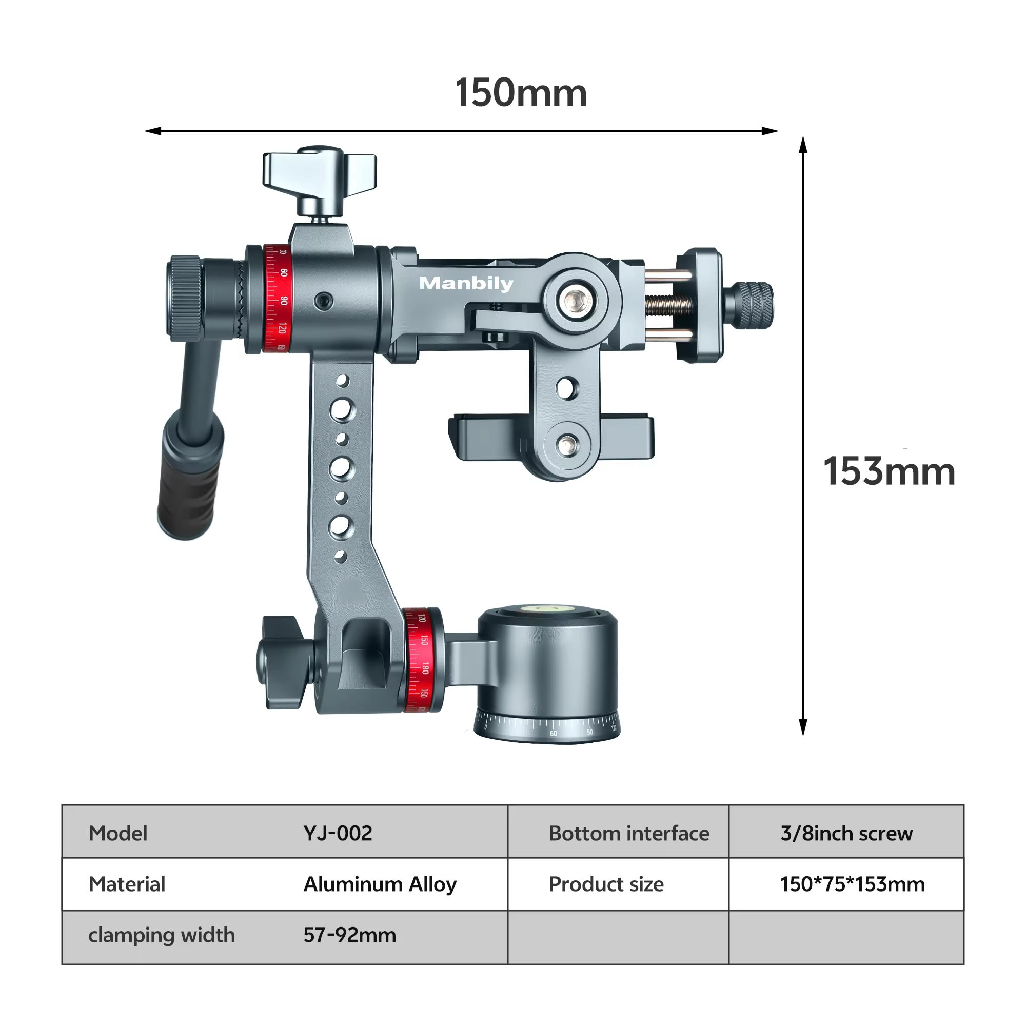 Manbily 모바일 짐벌 3축 안정기 360도 회전  - Gimbal Stabilizer For Phone 3 Axis 리뷰 및 가격