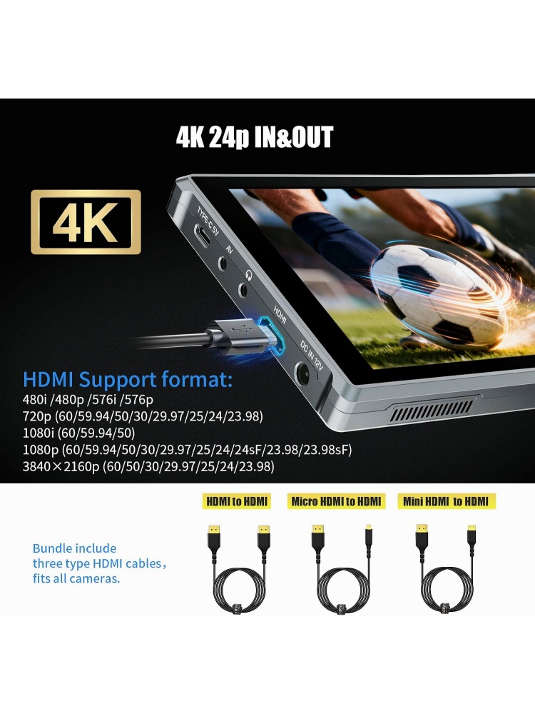 FEELWORLD FW759 PRO 7인치 터치스크린  - Camera Monitor 7 Inch Hdmi 4K 리뷰 및 가격