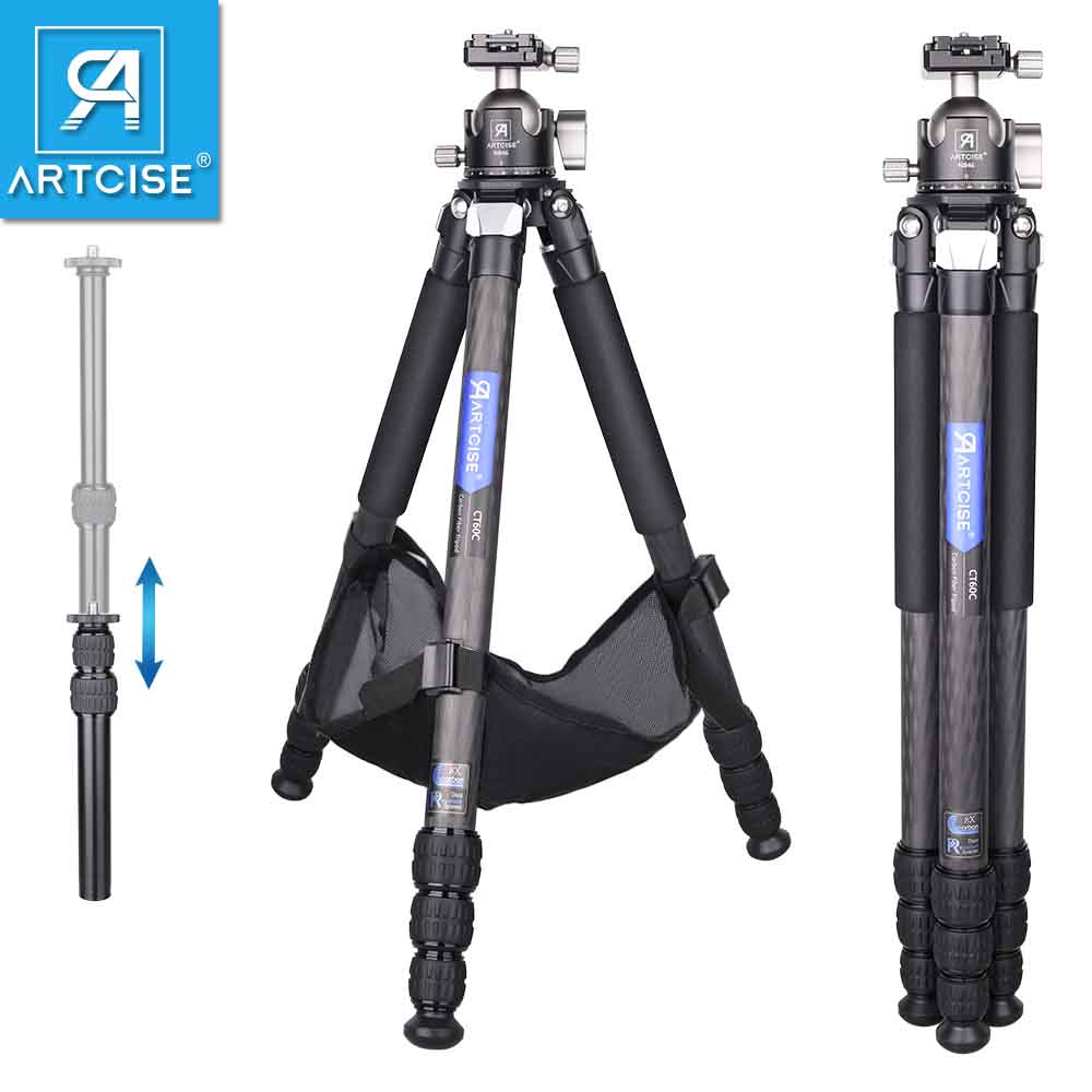 ARTCISE CT70C 158cm 카본 파이버 삼각대 - Video Head Tripod Carbon Fiber 리뷰 및 가격