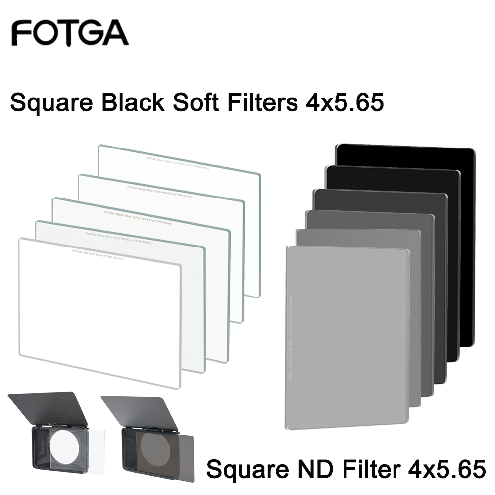 FOTGA 스퀘어 필터, 중립 밀도 필터, 블랙 소프트 - Matte Box 4X5.65 리뷰 및 가격