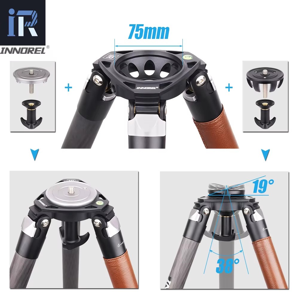ST344C 전문가용 고강도 카본 파이버 삼각대 모노포 - Video Tripod Fluid Head 75Mm 리뷰 및 가격