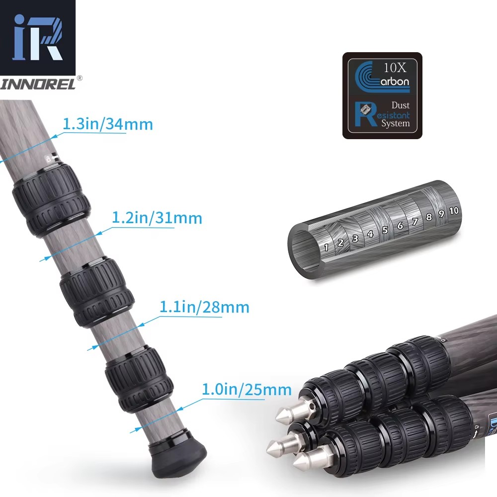 ST344C 전문가용 고강도 카본 파이버 삼각대 모노포 - Video Tripod Fluid Head 75Mm 리뷰 및 가격