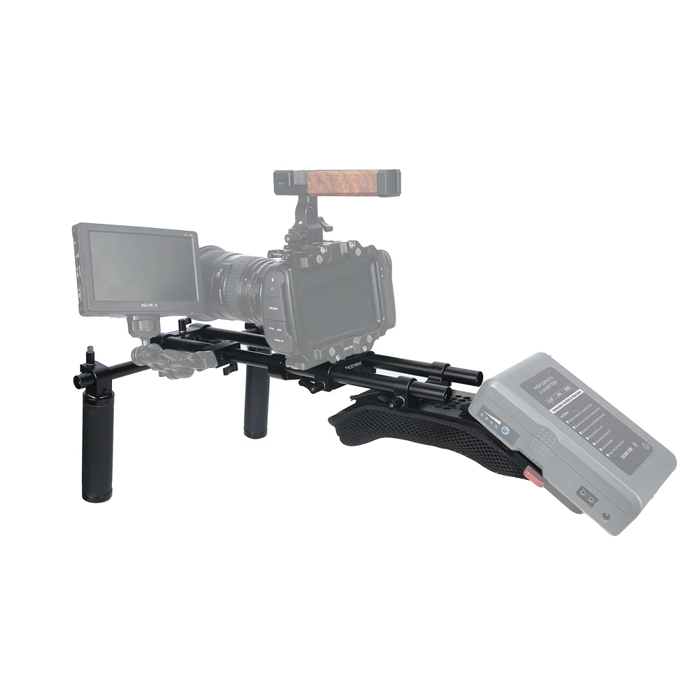 범용 숄더 리그 지지대, 필름 제작용 15mm 레일 블 - Camera Shoulder Rig Kit 리뷰 및 가격