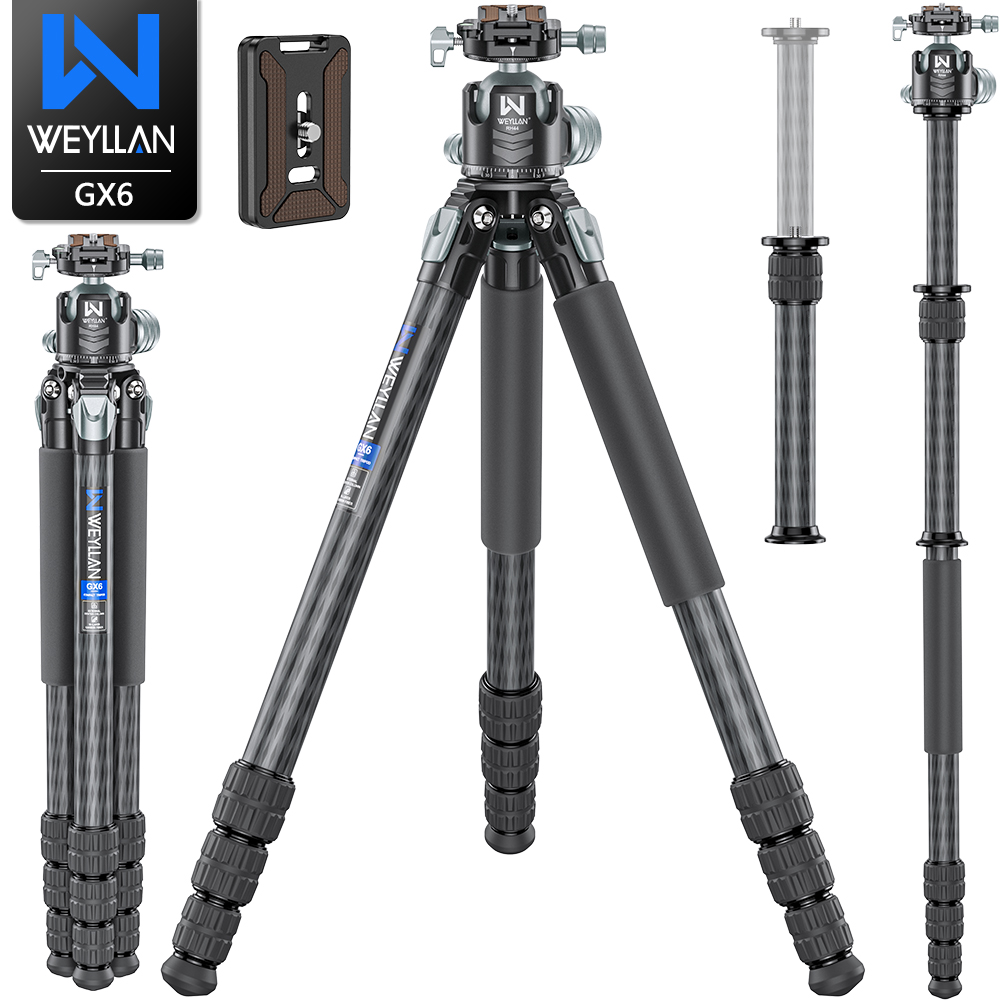 WEYLLAN 카메라용 탄소 섬유 삼각대, 헤비 듀티  - Video Head Tripod Carbon Fiber 리뷰 및 가격