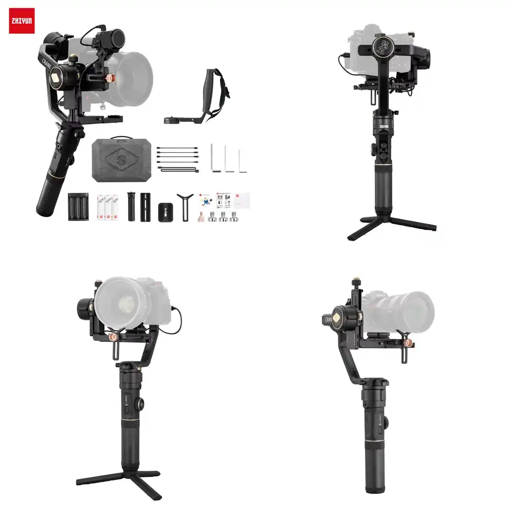 지윤 크레인 2S 3축 핸드헬드 짐벌 스테빌라이저 (캐 - Camera Gimbal Stabilizer 3 Axis Dslr 리뷰 및 가격