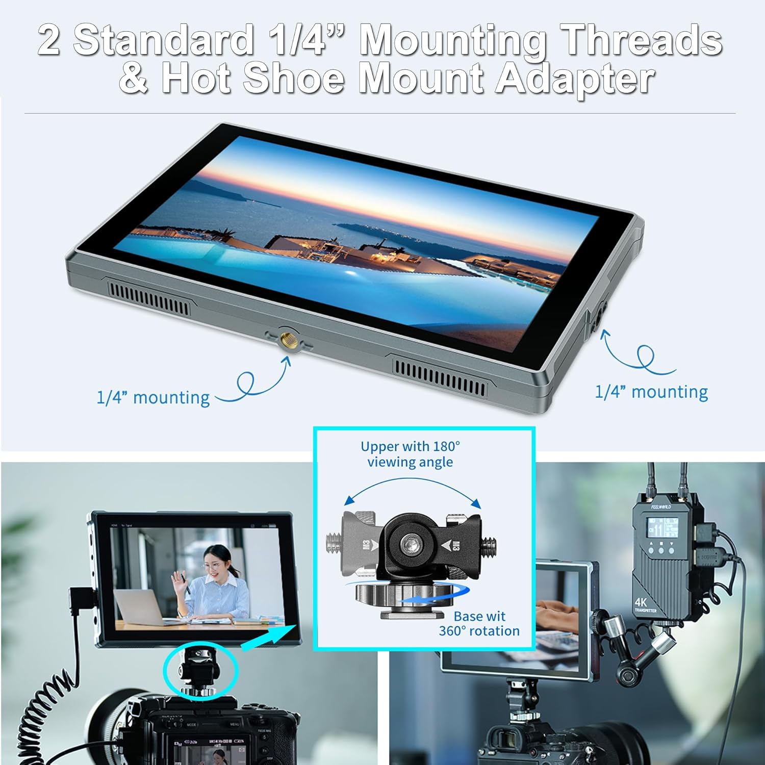 FEELWORLD FW759 PRO 필드 모니터 카메라 - Camera Monitor 7 Inch Hdmi 4K 리뷰 및 가격