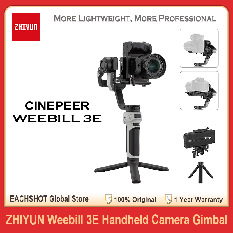 ZHIYUN CINEPEER Weebill 3E 비디오 - Camera Gimbal Stabilizer 3 Axis Dslr 리뷰 및 가격