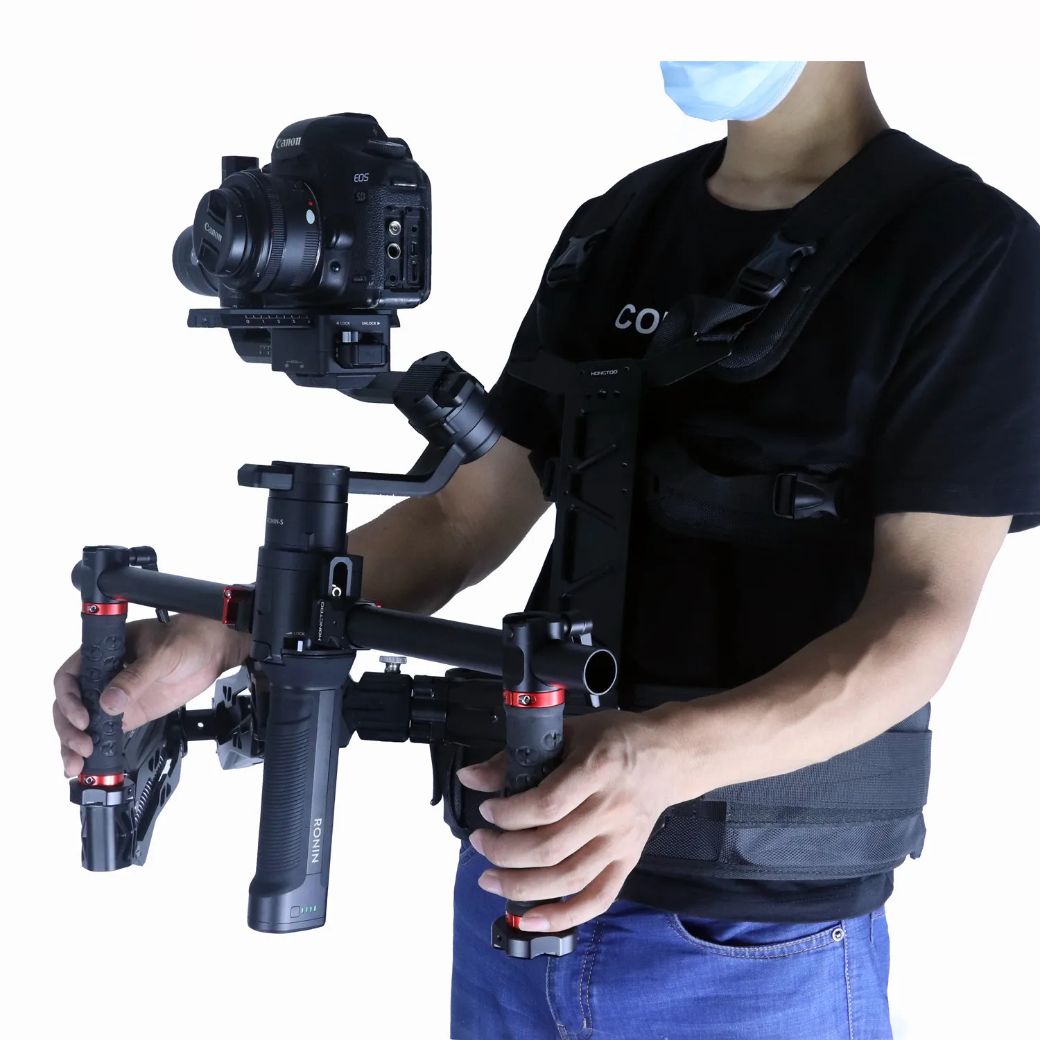 홍투 짐벌 플로트 스테디캠 시스템 암 베스트 브래킷,  - Gimbal Arm Stabilizer Vest 리뷰 및 가격