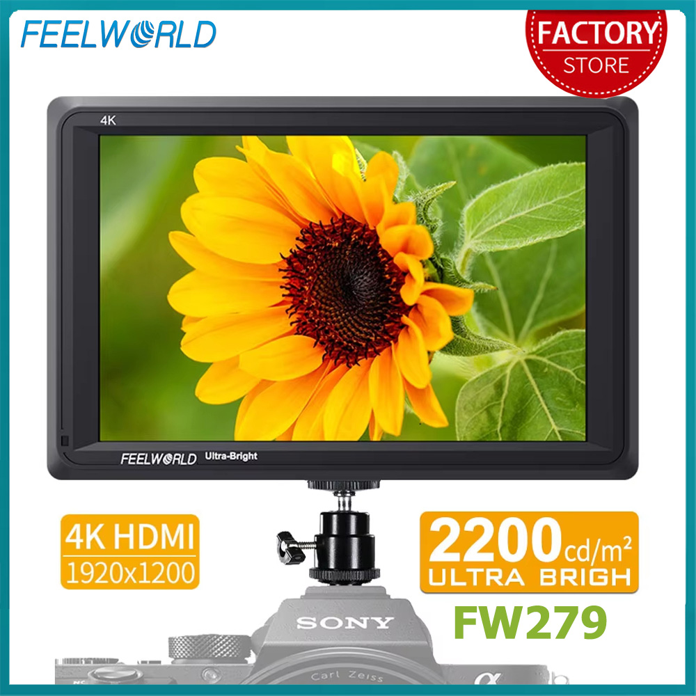 FEELWORLD FW279 7인치 2200니트 초고휘 - Camera Monitor 7 Inch Hdmi 4K 리뷰 및 가격