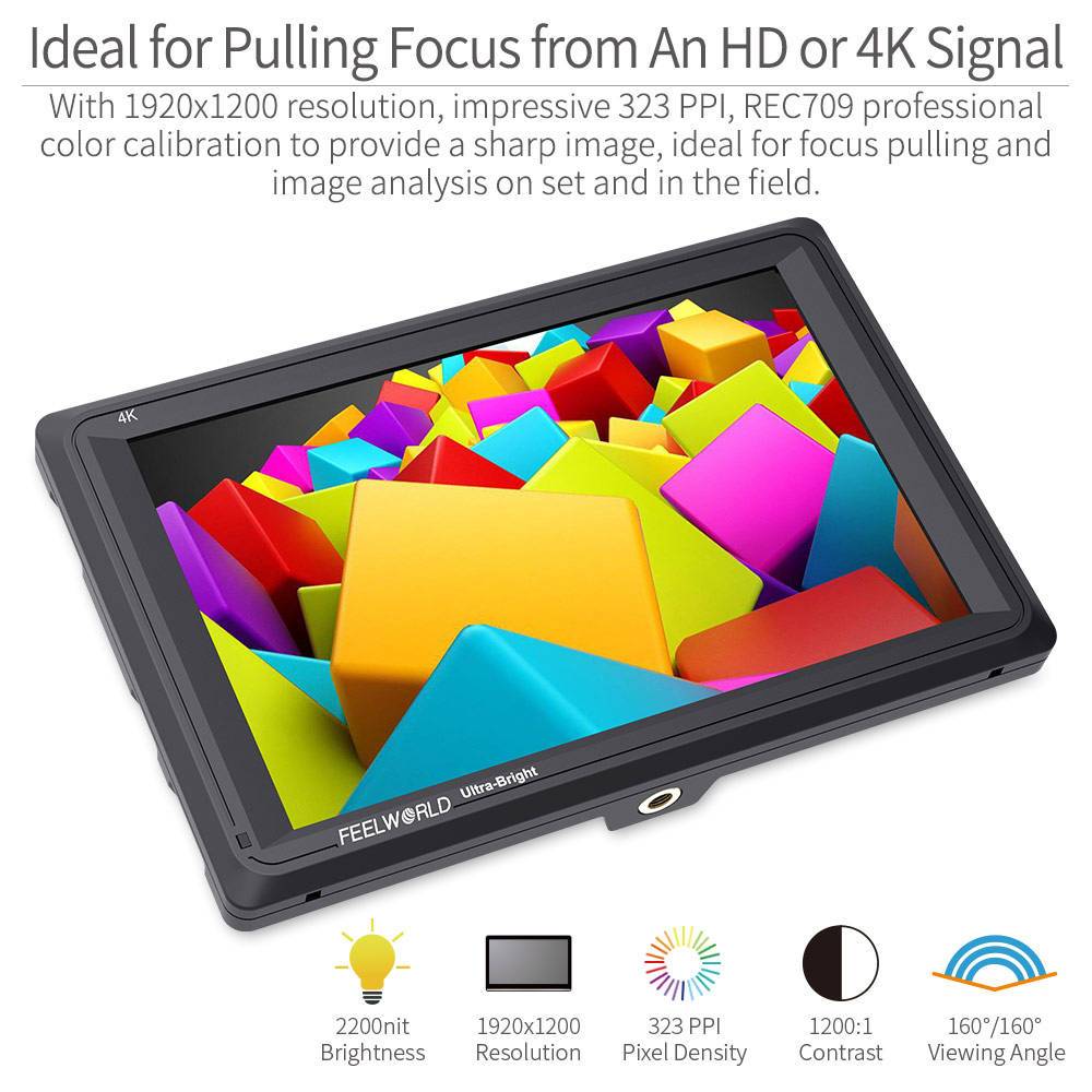 FEELWORLD FW279 7인치 2200니트 초고휘 - Camera Monitor 7 Inch Hdmi 4K 리뷰 및 가격