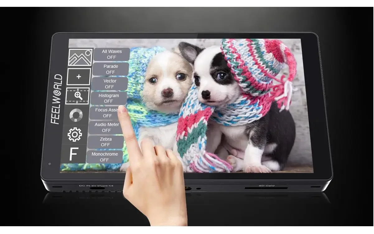 필월드 F7 PRO 7인치 3D LUT 터치스크린 DS - Camera Monitor 7 Inch Hdmi 4K 리뷰 및 가격