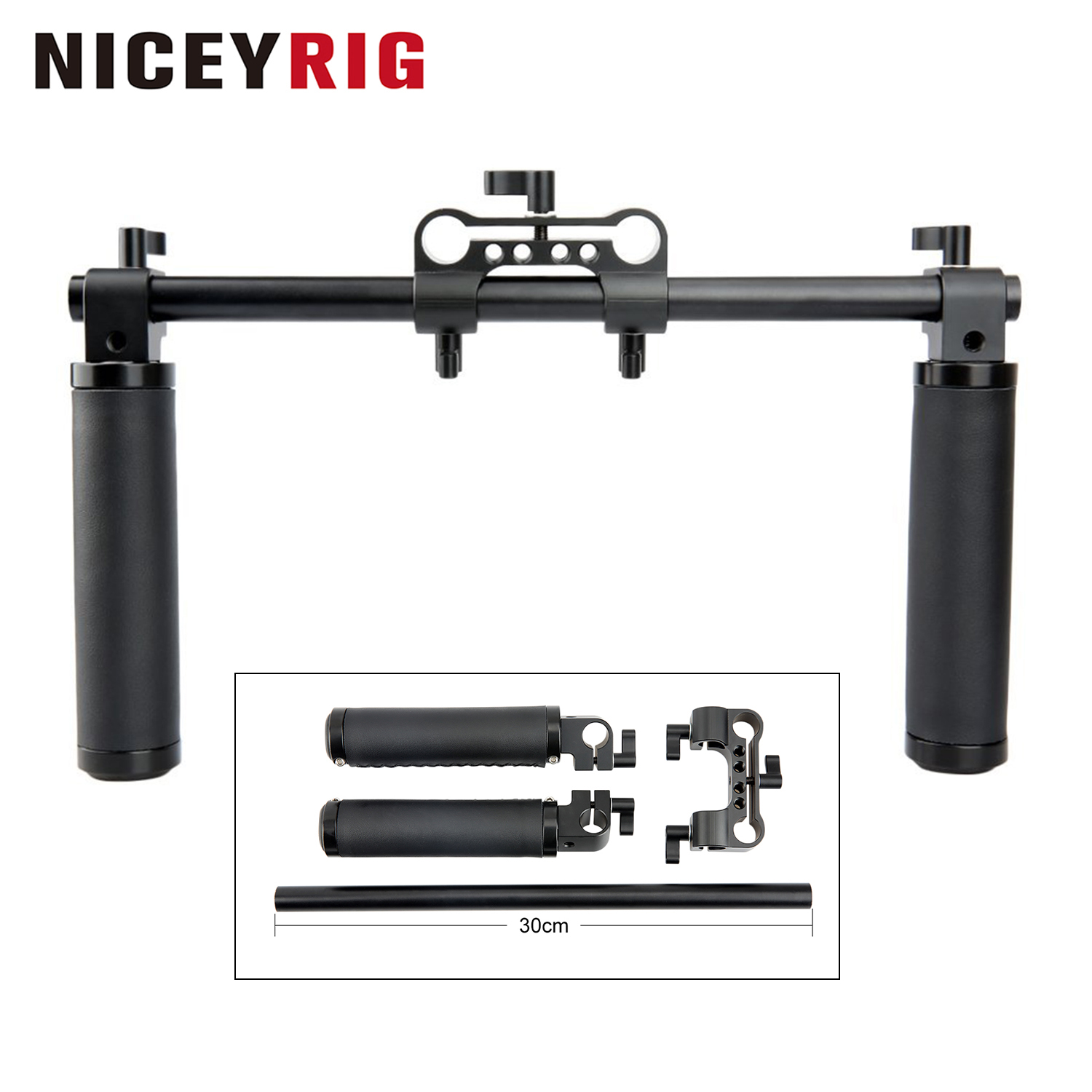 NICEYRIG 카메라 핸들 키트(15mm 로드 클램프 - Camera Shoulder Rig Kit 리뷰 및 가격