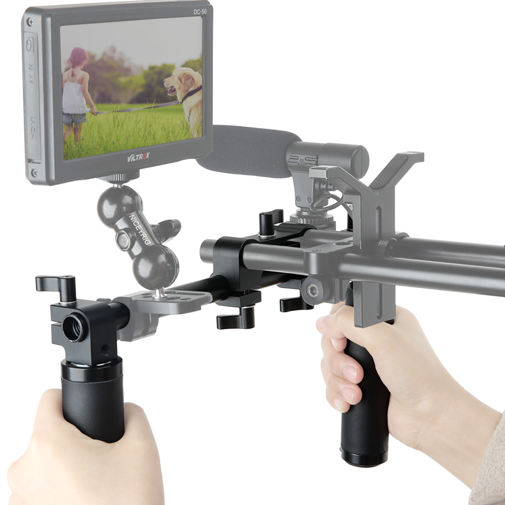 NICEYRIG 카메라 핸들 키트(15mm 로드 클램프 - Camera Shoulder Rig Kit 리뷰 및 가격