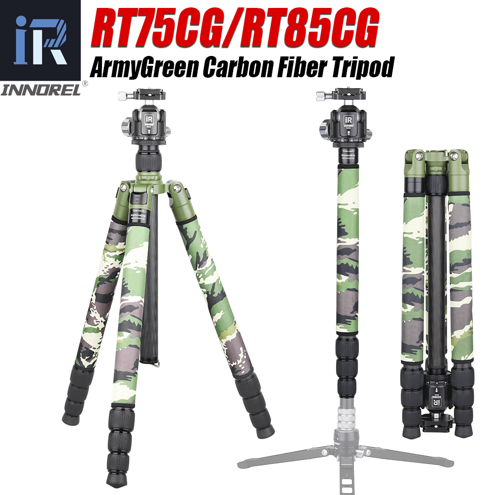 육군 녹색 카본 파이버 RT75CG/85CG 삼각대 모 - Video Head Tripod Carbon Fiber 리뷰 및 가격