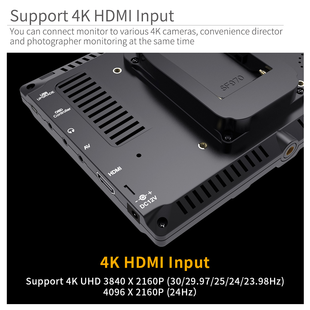 Feelworld-FW760 DSLR 리그용 7 인치  - Camera Monitor 7 Inch Hdmi 4K 리뷰 및 가격