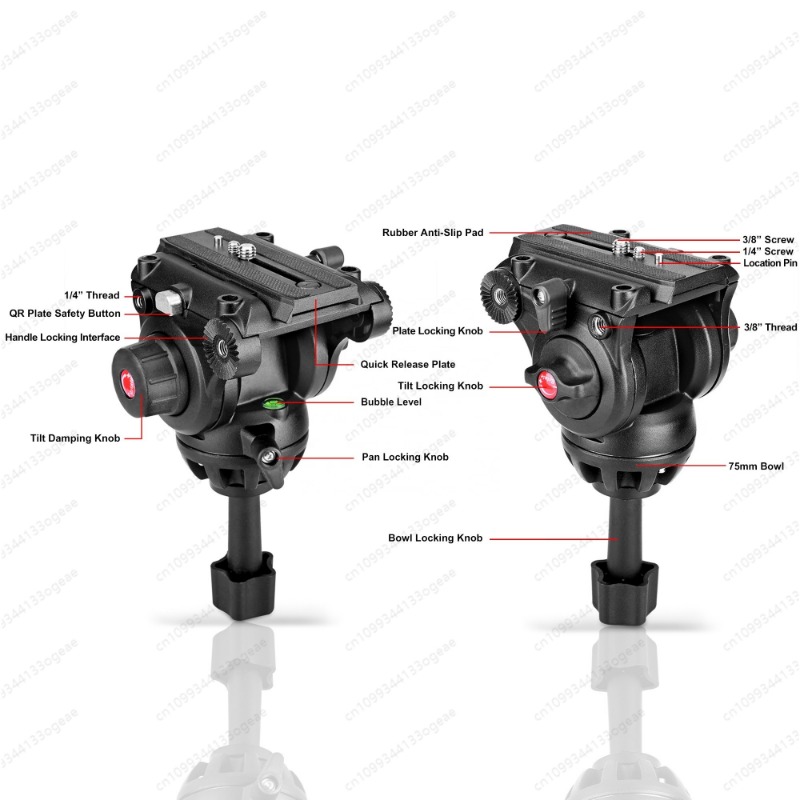 새로운 플루이드 드래그 헤드 헤비 듀티 비디오 삼각대, - Video Tripod Fluid Head 75Mm 리뷰 및 가격
