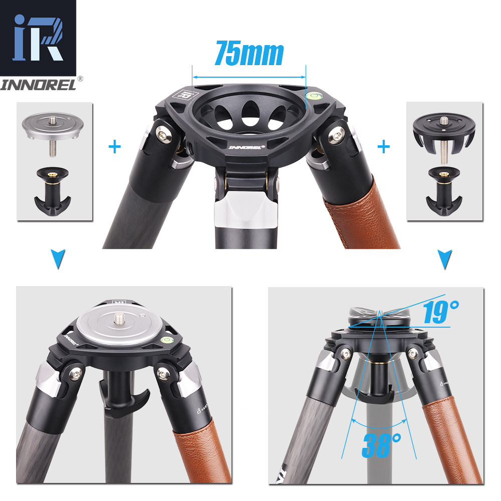 ST344C 전문 카본 파이버 삼각대 모노포드 카메라  - Video Tripod Fluid Head 75Mm 리뷰 및 가격