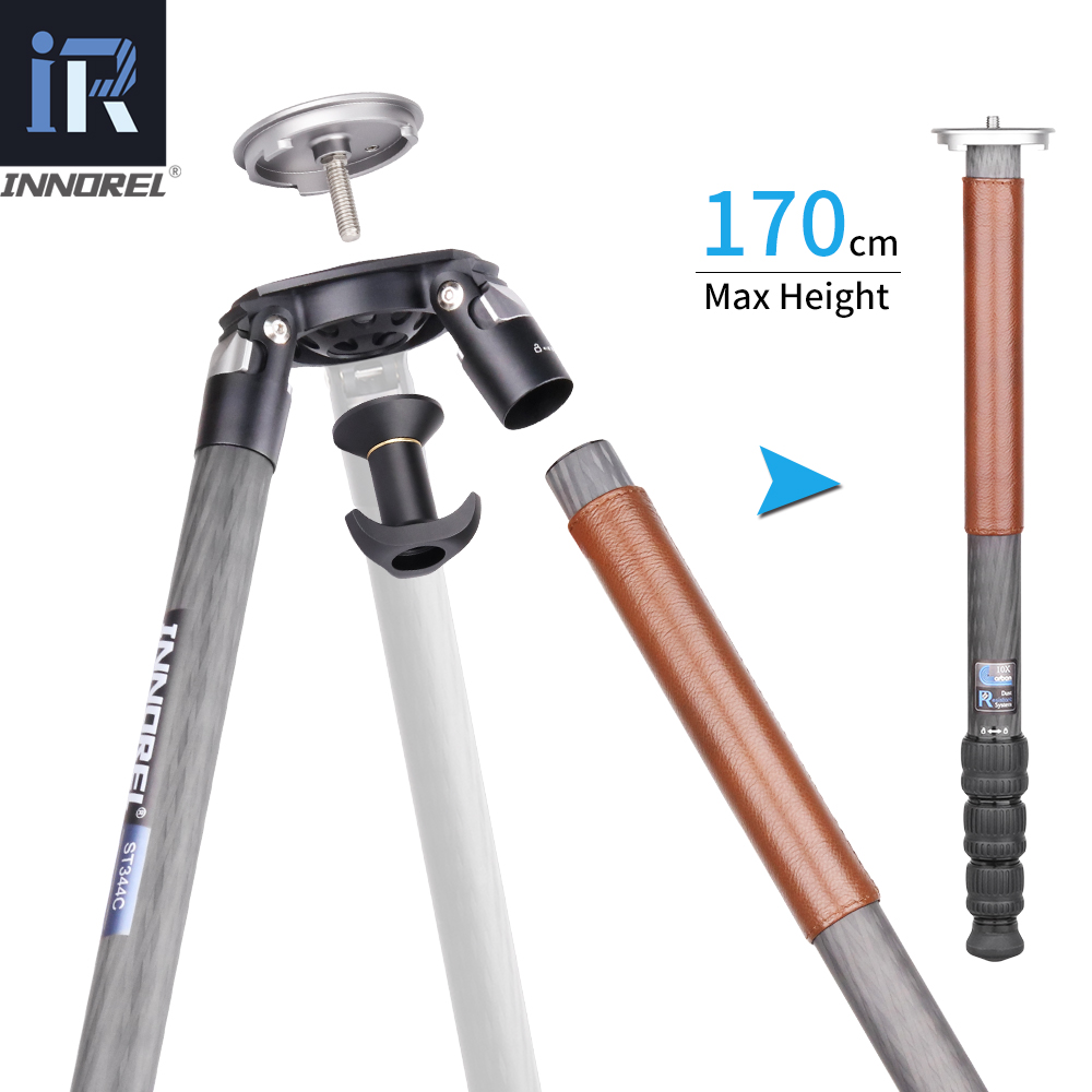 ST344C 전문 카본 파이버 삼각대 모노포드 카메라  - Video Tripod Fluid Head 75Mm 리뷰 및 가격