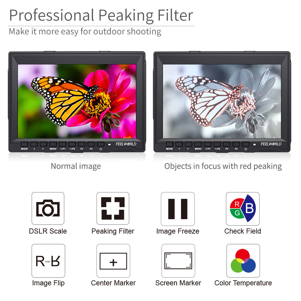 FEELWORLD FW759 DSLR 카메라 필드 모니 - Camera Monitor 7 Inch Hdmi 4K 리뷰 및 가격